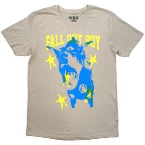 Fall Out Boy Unisex Adult Dog T-Shirt / Sand